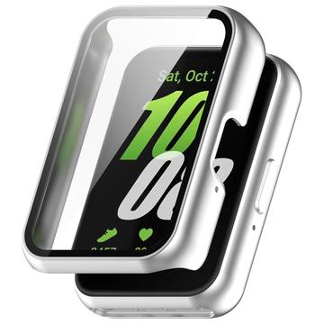 Carcasa de Plástico con Protector de Pantalla - 9H - para Samsung Galaxy Fit3 - Plateado