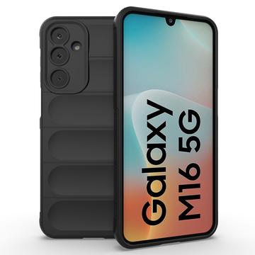 Carcasa de TPU Rugged para Samsung Galaxy M16/F16 - Negro