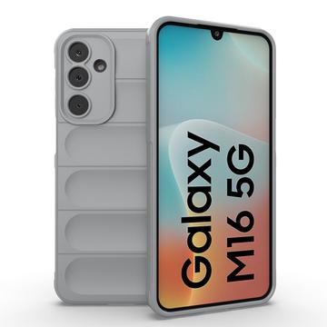 Carcasa de TPU Rugged para Samsung Galaxy M16/F16 - Gris Claro