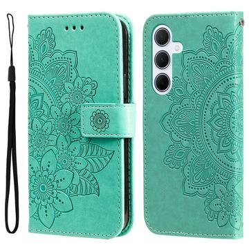 Funda Mandala Series para Samsung Galaxy M35 - Estilo Cartera - Verde