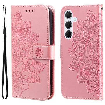 Funda Mandala Series para Samsung Galaxy M35 - Estilo Cartera - Rosa