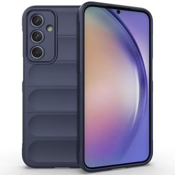 Carcasa de TPU Rugged para Samsung Galaxy M35 - Azul Oscuro