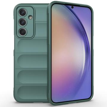 Carcasa de TPU Rugged para Samsung Galaxy M35 - Verde