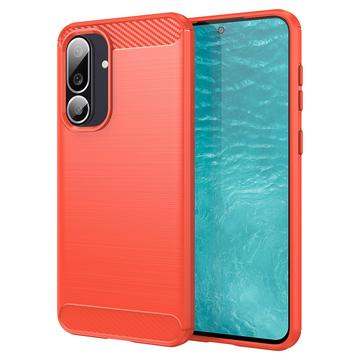 Carcasa de TPU Brushed para Samsung Galaxy M56/F56 - Fibra de Carbono