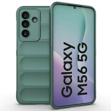 Carcasa de TPU Rugged para Samsung Galaxy M56 - Verde