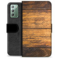 Funda Cartera Premium para Samsung Galaxy Note20 - Madera