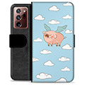 Funda Cartera Premium para Samsung Galaxy Note20 Ultra - Cerdo Volador