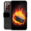 Funda Cartera Premium para Samsung Galaxy Note20 Ultra - Hockey Sobre Hielo