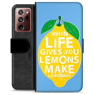 Funda Cartera Premium para Samsung Galaxy Note20 Ultra - Limones
