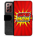 Funda Cartera Premium para Samsung Galaxy Note20 Ultra - Super Mom