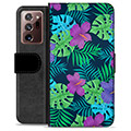 Funda Cartera Premium para Samsung Galaxy Note20 Ultra - Flores Tropicales