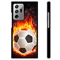Carcasa Protectora para Samsung Galaxy Note20 Ultra - Pelota de Fútbol en Llamas