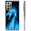 Funda de TPU para Samsung Galaxy Note20 Ultra - Dragón de Fuego Azul