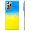 Funda TPU con bandera de Ucrania para Samsung Galaxy Note20 Ultra - Bicolor