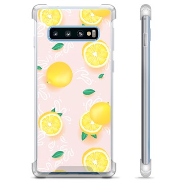 Funda Híbrida para Samsung Galaxy S10 - Patrón de Limón