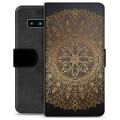 Funda Cartera Premium con Función de Soporte para Samsung Galaxy S10+ - Mandala