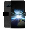 Funda Cartera Premium con Función de Soporte para Samsung Galaxy S10 - Espacio