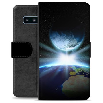 Funda Cartera Premium con Función de Soporte para Samsung Galaxy S10 - Espacio