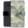 Funda Cartera Premium con Función de Soporte para Samsung Galaxy S10 - Trópico