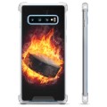 Funda Híbrida para Samsung Galaxy S10 - Hockey Sobre Hielo