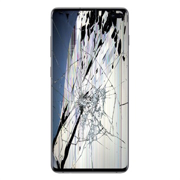 Samsung Galaxy S10+ Reparación de la Pantalla Táctil y LCD - Blanco