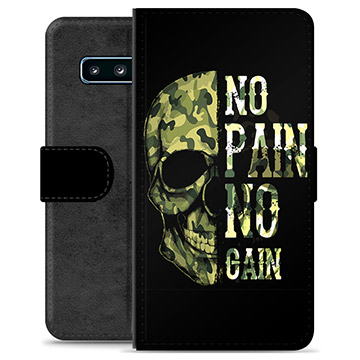 Funda Cartera Premium para Samsung Galaxy S10 - No Pain, No Gain