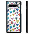 Carcasa Protectora para Samsung Galaxy S10 - Corazones