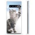 Funda de TPU para Samsung Galaxy S10+ - Gato
