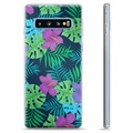 Funda de TPU para Samsung Galaxy S10+ - Flores Tropicales