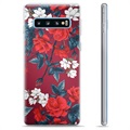 Funda de TPU para Samsung Galaxy S10+ - Flores Vintage