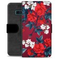 Funda Cartera Premium para Samsung Galaxy S10e - Flores Vintage