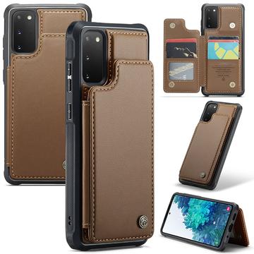 Funda Samsung Galaxy S20 FE 5G/S20 FE 2022 Caseme C22 RFID Card Wallet - Marrón