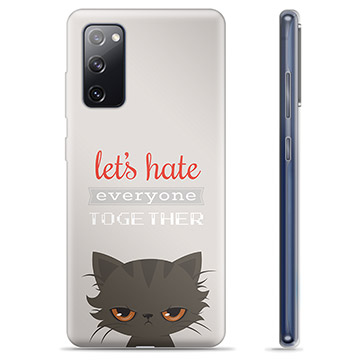 Funda de TPU para Samsung Galaxy S20 FE - Gato Enfadado