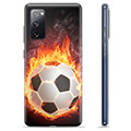 Funda de TPU para Samsung Galaxy S20 FE - Pelota de Fútbol en Llamas