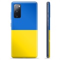 Funda TPU con bandera de Ucrania para Samsung Galaxy S20 FE - Amarillo y azul claro