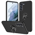 Carcasa Magnética con Anillo para Huawei P20 Pro - Negro