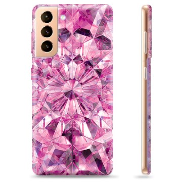 Funda de TPU para Samsung Galaxy S21+ 5G - Cristal Rosa