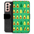 Funda Cartera Premium para Samsung Galaxy S21 5G - Diseño de Aguacates