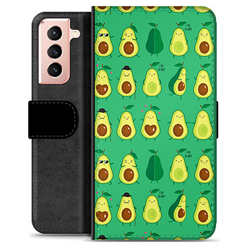 Funda Cartera Premium para Samsung Galaxy S21 5G - Diseño de Aguacates