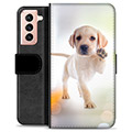 Funda Cartera Premium para Samsung Galaxy S21 5G - Perro