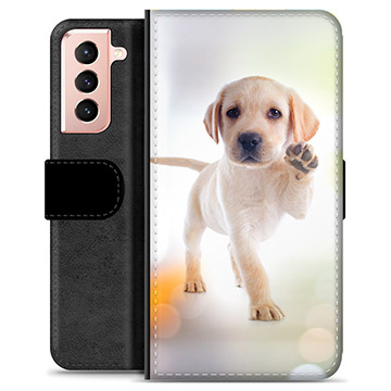 Funda Cartera Premium para Samsung Galaxy S21 5G - Perro