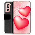 Funda Cartera Premium para Samsung Galaxy S21 5G - Amor