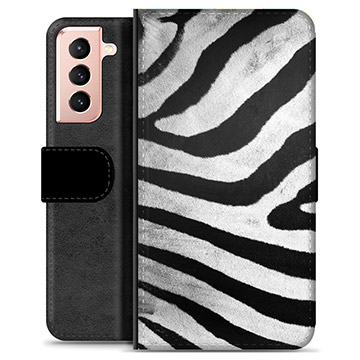 Funda Cartera Premium para Samsung Galaxy S21 5G - Cebra