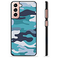 Carcasa Protectora para Samsung Galaxy S21 5G - Camuflaje Azul