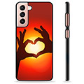 Carcasa Protectora para Samsung Galaxy S21 5G - Silueta del Corazón