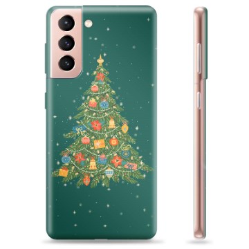 Funda de TPU para Samsung Galaxy S21 5G - Árbol de Navidad