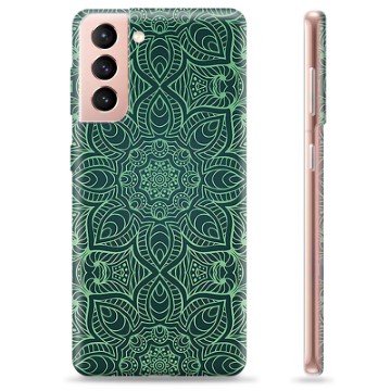 Funda de TPU para Samsung Galaxy S21 5G - mandala Verde