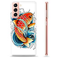 Funda de TPU para Samsung Galaxy S21 5G - Pez Koi