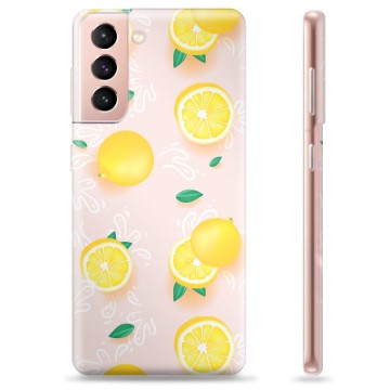 Funda de TPU para Samsung Galaxy S21 5G - Patrón de Limón