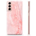 Funda de TPU para Samsung Galaxy S21 5G - Mármol Rosa